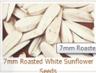 Roated White Sunfloer Seeds