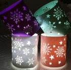 Paper candle wraps