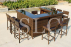 Rattan Bar Furniture Set (SC-A7329-C)