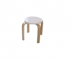 White S stool