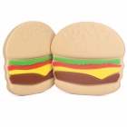 Silicone baby chew toys hamburger