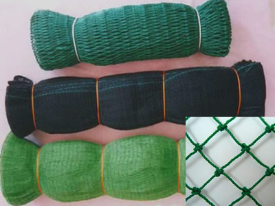 PE knotted net