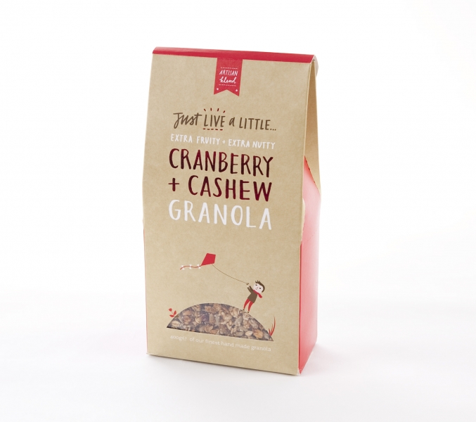 Just Live a Little Cranberry and Cashew 400g
