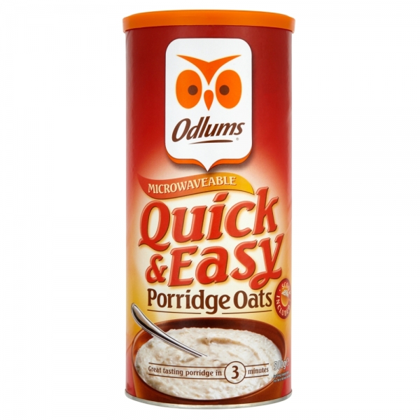 Odlums Microwaveable Quick & Easy Porridge Oats