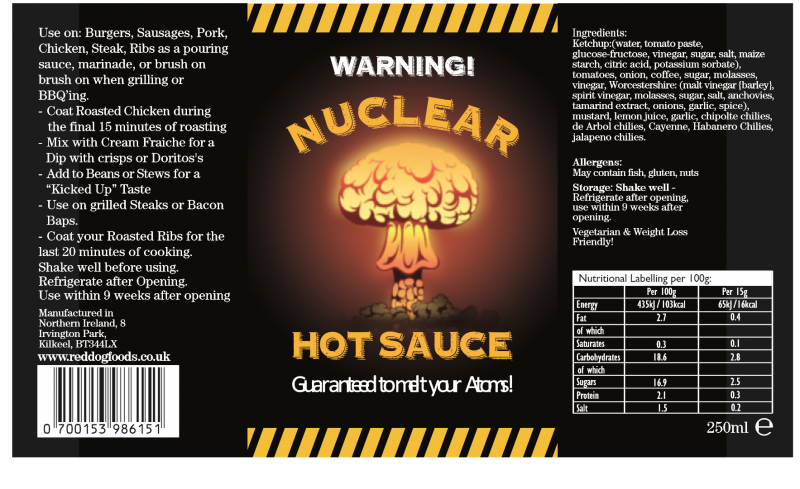 Nuclear Hot Texas BBQ sauce