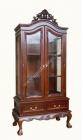 CHIPP. GLASS CABINET W/ CARVED&mdash; C.05