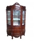 CARVED FRONT CHINA CABINET&mdash; C.117