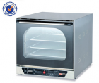 Perspective convection oven with eletron plate
