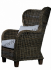 King Chair w/seat & back cushion&mdash; CR44