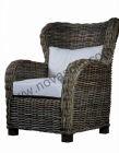 Queen Chair w/ seat & back cushion— CR42