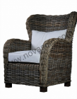 Queen Chair w/ seat & back cushion&mdash; CR42