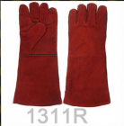 Welding leather gloves
