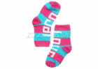 WOMEN JAQUARD LETTERS STRIPE CUSTOM SOCKS&mdash; ZDWS104