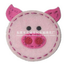 Embroidery Patch-pig