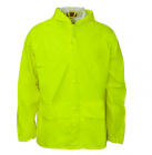 Fluorescent green safety jacket