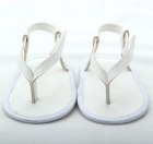 Infant Girl Baby Squeaky Shoes Charm Beach Saddle White Baby Walking Shoes-BHSL0658