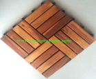 Acacia Decking Tiles 16 slats (natural color)