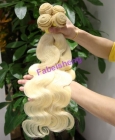 Cambodian white blonde body wave