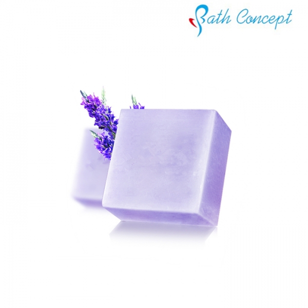 Lavender transparent bath soap face soap hand soap
