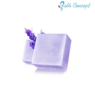 Lavender transparent bath soap face soap hand soap
