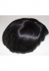 Men’s toupee hair replacement customized hair system.