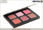 6 Color Formal Makeup Blush Palette , Luminous Peach Colour Blusher
