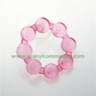 High Quality BPA  free EVA Plastic Baby Water Filled Teether
