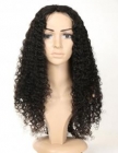 16-28 Inch Natural Full Lace Deep Curly Wigs Pre-Plucked Virgin Hair