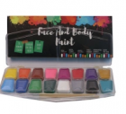 Cheap Halloween Professional 16 colors Face Paint Kit