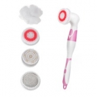 Electric Body Cleansing Brush Sets Massager Unisex With Long Handle