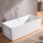Rectangular Freestanding Modern Seamless Acrylic Bathtub