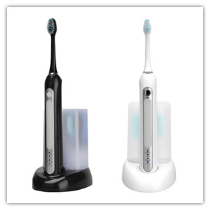 Rechargeable Sonic electric toothbrush with UV sanitizer