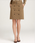 Cotton trench skirt (687A068)