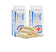 Unbleached 100% Bamboo Pulp Paper Roll