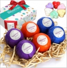 Factory Low price beauty organic skin care bath bombs toys inside