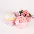 Private label organic cupcake bath bombs round for SPA
