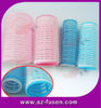Colorful Hook Loop Plastic Hair Rollers For Beauty , Sponge Hair Curler