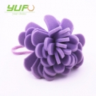 Custom color soft bath flower sponge