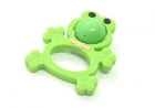 Baby's non-toxic silica gel soft molar stick can be boiled to soothe frog gum ringing bell