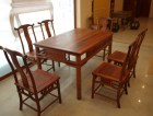 Antique Dining Room Set (mahogany-13)