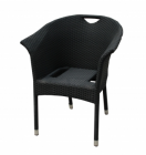 wicker stackable chair-CH-C036