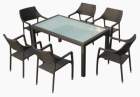 Wicker table set (CH-T072)