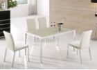 Modern White Dinning Table And Chair Dining Set