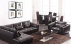 leather sofa-(f-2025)