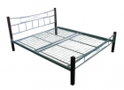 Metal Bed with Wooden Post (ML-021-A)