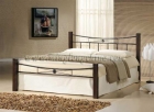 Metal Bed with Wooden Post (ML-021)