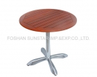 Wood Slat Aluminium Table (L82413)