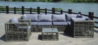 Wicker sofa set - HYS131095