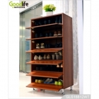 Living Room Cabinet Wood Shoe Storage Cabinet (GLS18812WT)