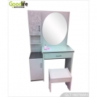 Chinese Furniture Wooden Makeup Table With Mirror (GLT18076WH)